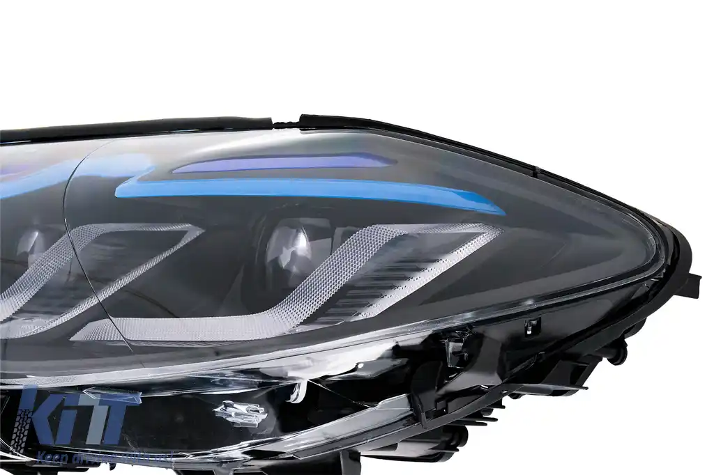Faruri Full LED compatibil cu BMW F10 F11 5 Seria (2011-2013) cu Xenon Conversie la Design G30-image-6211391
