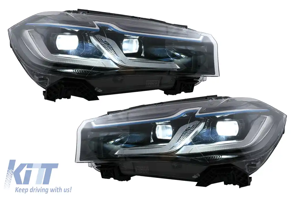 Faruri Full LED compatibil cu BMW X5 F15 (2013-2018) Conversie de la HID la LED