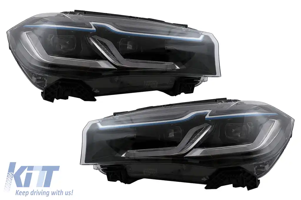 Faruri Full LED compatibil cu BMW X5 F15 (2013-2018) Conversie de la HID la LED-image-6106092