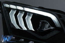 Faruri Full LED compatibil cu Ford Mustang V (2010-2014) cu Semnal Dinamic Secvential-image-6089474
