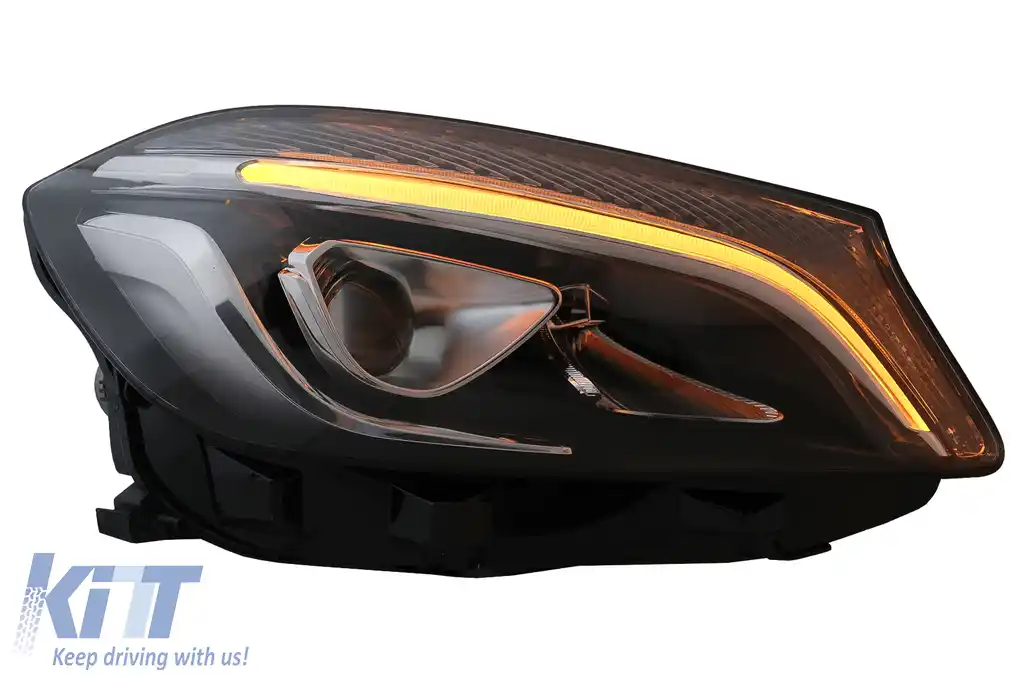 Faruri Full LED compatibil cu Mercedes A-Class W176 (2012-2018) doar pentru Halogen-image-6095011