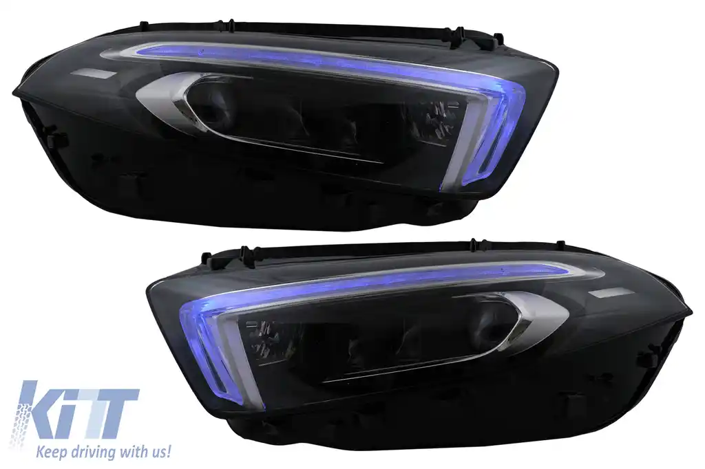 Faruri Full LED compatibil cu Mercedes A-Class W177 V177 (2018-2022) Conversie de la Halogen la LED-image-6106130