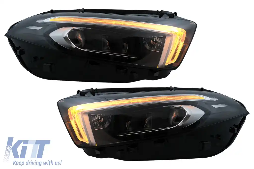 Faruri Full LED compatibil cu Mercedes A-Class W177 V177 (2018-2022) Conversie de la Halogen la LED-image-6106133