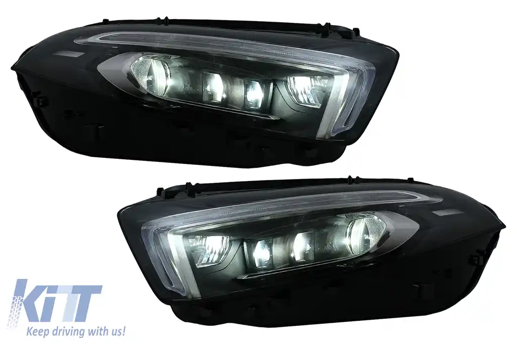 Faruri Full LED compatibil cu Mercedes A-Class W177 V177 (2018-2022) Conversie de la Halogen la LED-image-6106136