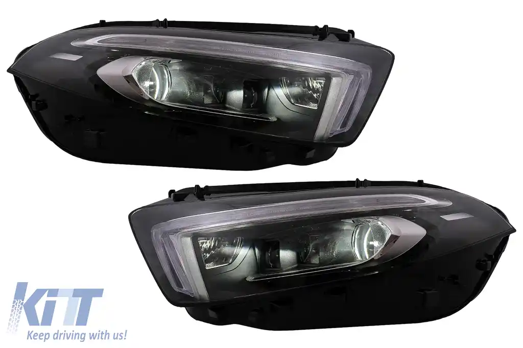 Faruri Full LED compatibil cu Mercedes A-Class W177 V177 (2018-2022) Conversie de la Halogen la LED-image-6106139