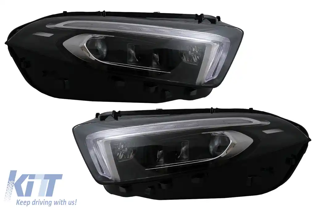 Faruri Full LED compatibil cu Mercedes A-Class W177 V177 (2018-2022) Conversie de la Halogen la LED-image-6106141