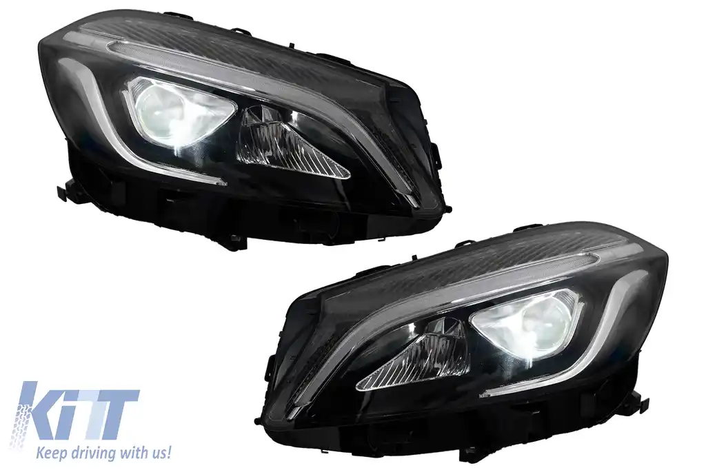 Faruri Full LED compatibil cu Mercedes A-Class W176 (2012-2018) doar pentru Xenon-image-6127021