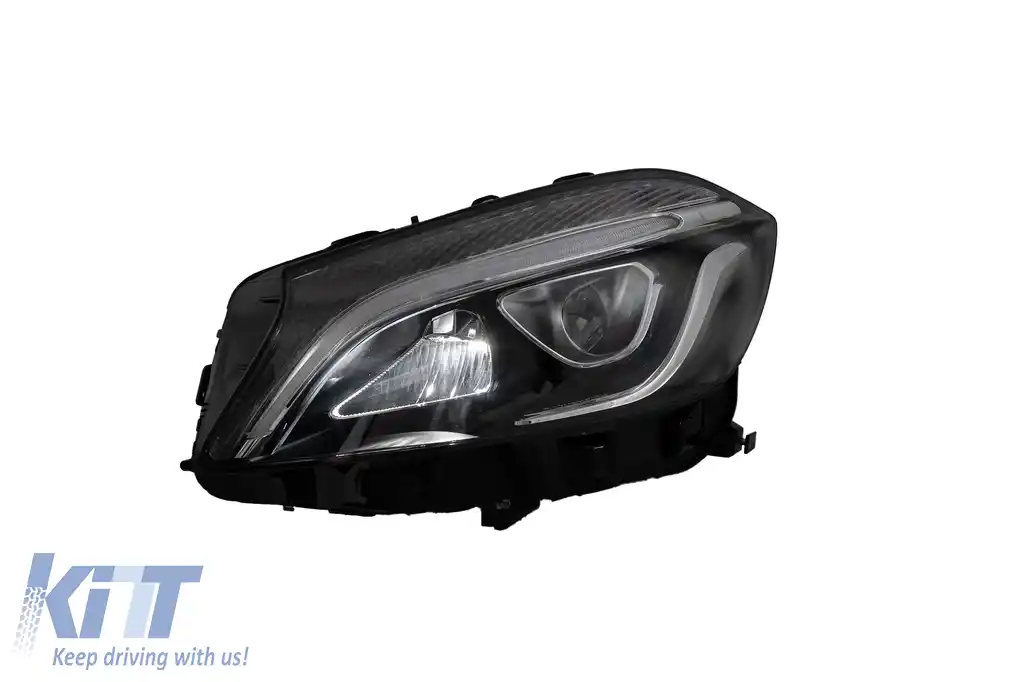 Faruri Full LED compatibil cu Mercedes A-Class W176 (2012-2018) doar pentru Xenon-image-6127023