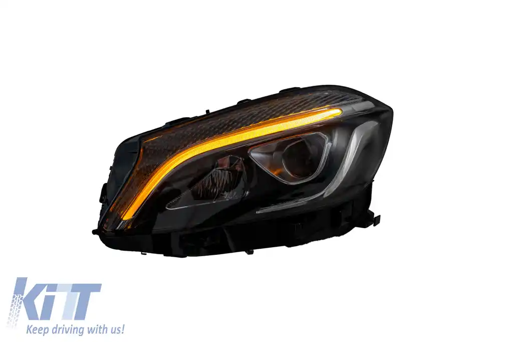 Faruri Full LED compatibil cu Mercedes A-Class W176 (2012-2018) doar pentru Xenon-image-6127025