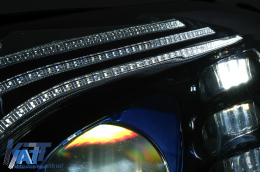 Faruri Full LED compatibil cu Mercedes C-Class W205 S205 (2014-2020) LHD W222 Design-image-6091825