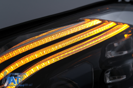 Faruri Full LED compatibil cu Mercedes C-Class W205 S205 (2014-2020) LHD W222 Design-image-6091836