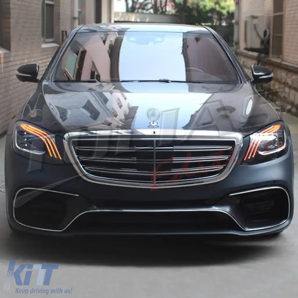 Faruri Full LED compatibil cu Mercedes S-Class W222 Maybach X222 (2013-2017) Facelift Design-image-6126943