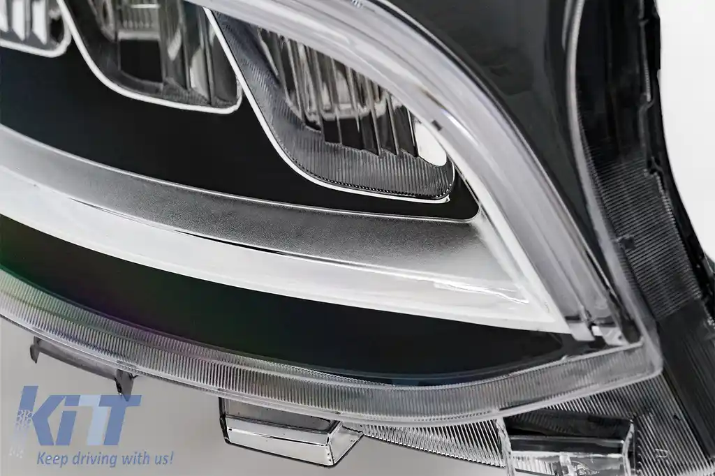 Faruri Full LED compatibil cu Mercedes Sprinter W907 Halogen (2019-2023) Negru-image-6211475