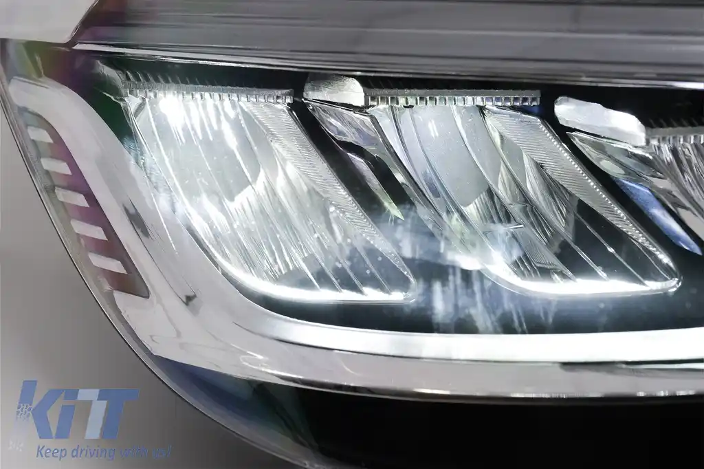 Faruri Full LED compatibil cu Mercedes Sprinter W907 Halogen (2019-2023) Negru-image-6211486