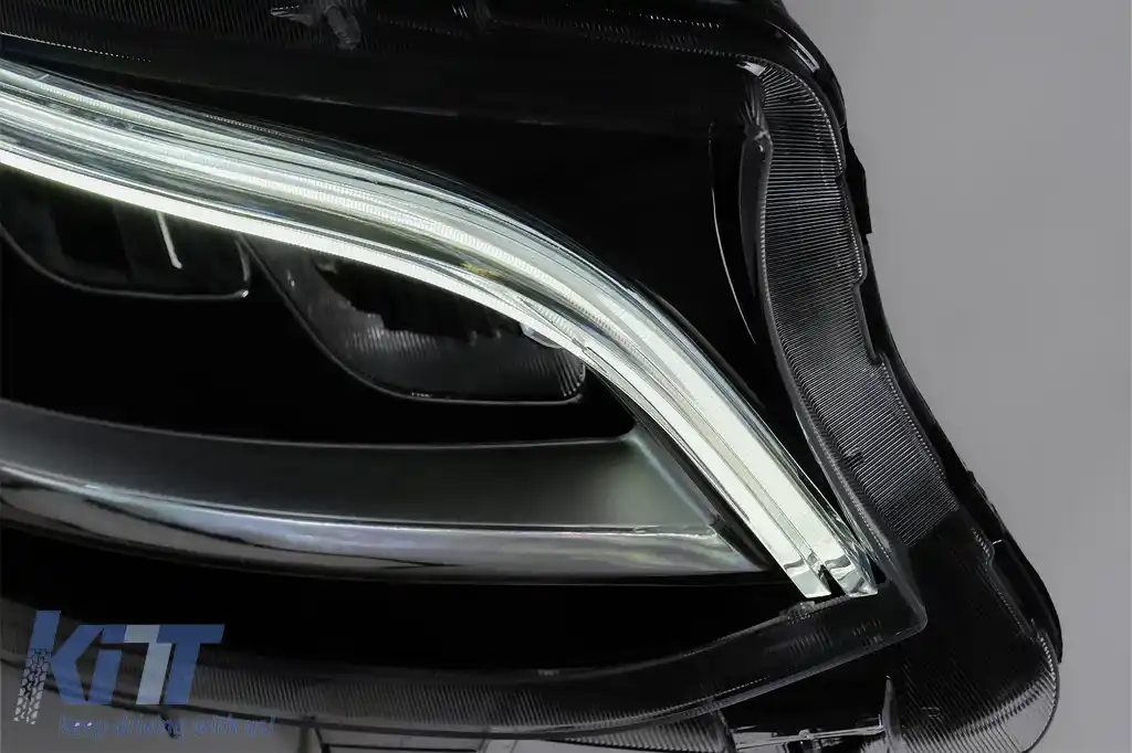 Faruri Full LED compatibil cu Mercedes Sprinter W907 Halogen (2019-2023) Negru-image-6211493