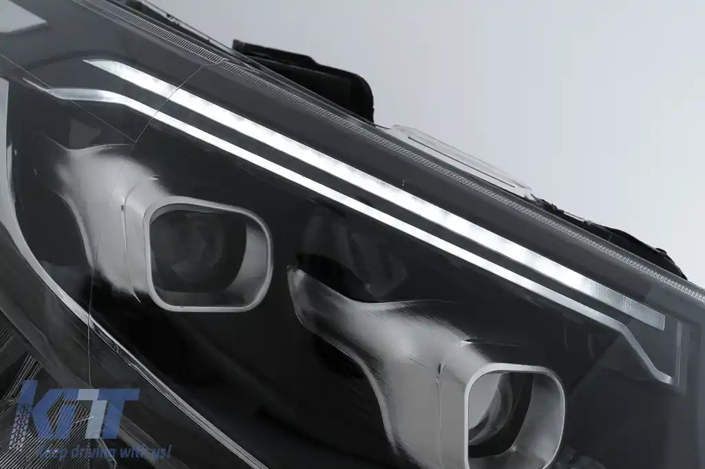 Faruri Full LED compatibil cu Mercedes V-Class W447 (2014-2023) Negru-image-6128126