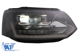Faruri Full LED compatibil cu VW Transporter Caravelle Multivan T5 Facelift (2010-2015) cu Semnal Dinamic Secvential-image-6089359