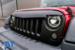 Faruri Full LED CREE DRL compatibil cu Jeep Wrangler JK (2007-2017) conversie la modelul din 2018+-image-6072968