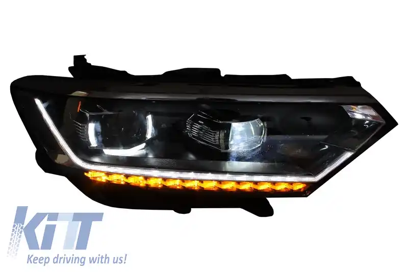 Faruri Full LED Dinamic compatibil cu VW Passat B8 3G (2014-2019) Matrix Look-image-6020610