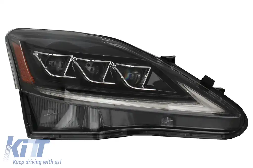 Faruri Full LED Semnal Dinamic compatibil cu LEXUS XE20 (2006-2013) Negru-image-6047678