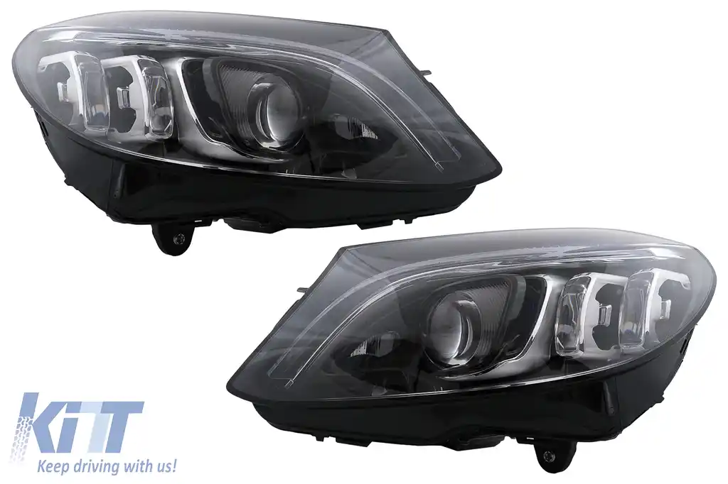 Faruri Full Multibeam LED compatibil cu Mercedes C-Class W205 S205 (2014-2018) LHD