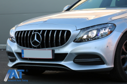 Faruri Full Multibeam LED compatibil cu Mercedes C-Class W205 S205 (2014-2018) LHD-image-6076835