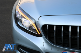 Faruri Full Multibeam LED compatibil cu Mercedes C-Class W205 S205 (2014-2018) LHD-image-6076838