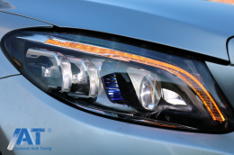 Faruri Full Multibeam LED compatibil cu Mercedes C-Class W205 S205 (2014-2018) LHD-image-6076840