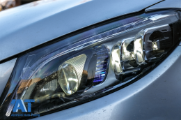 Faruri Full Multibeam LED compatibil cu Mercedes C-Class W205 S205 (2014-2018) LHD-image-6077407