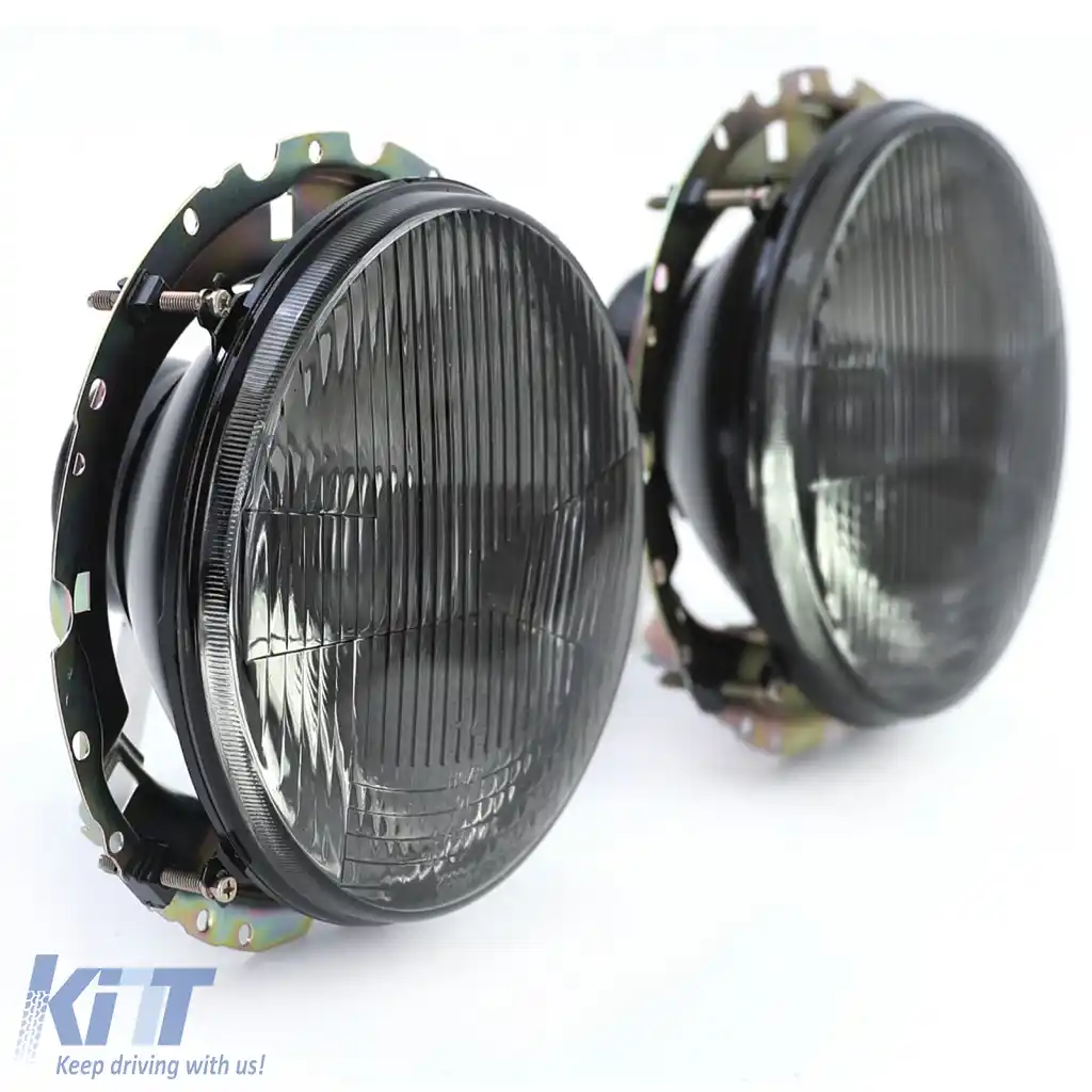 Faruri Fumuri Negre Ribbed potrivite pentru VW T3 79-92 + LT 75-85-image-6296766