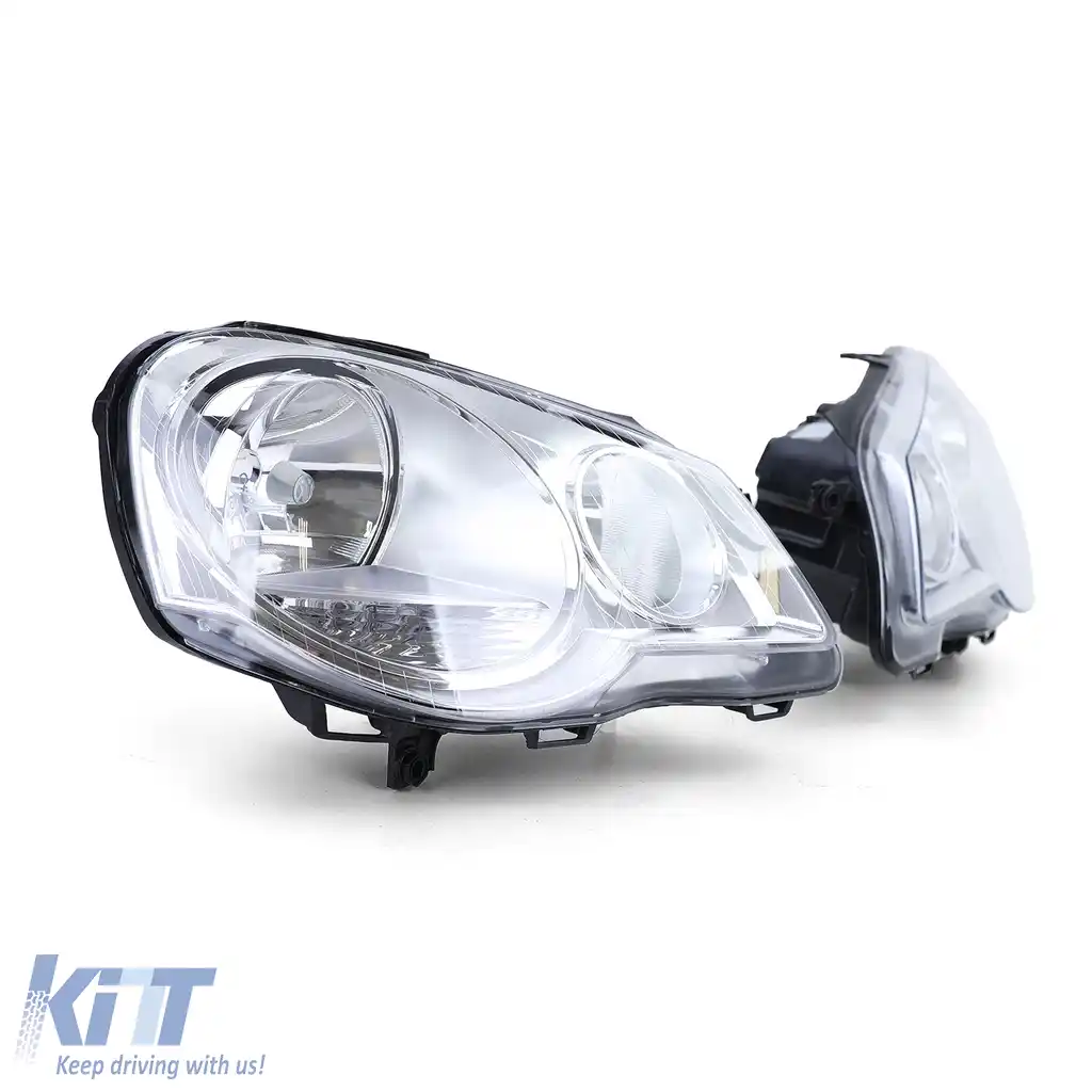 Faruri H7 H1 cu motor LWR dreapta stânga, potrivite pentru VW Polo 9N3 2005-2009-image-6196790