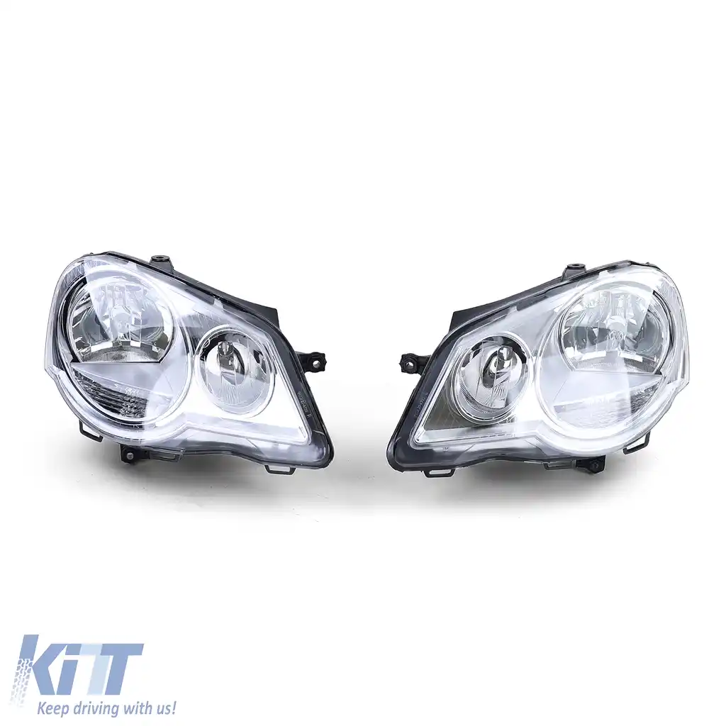 Faruri H7 H1 cu motor LWR dreapta stânga, potrivite pentru VW Polo 9N3 2005-2009-image-6196791