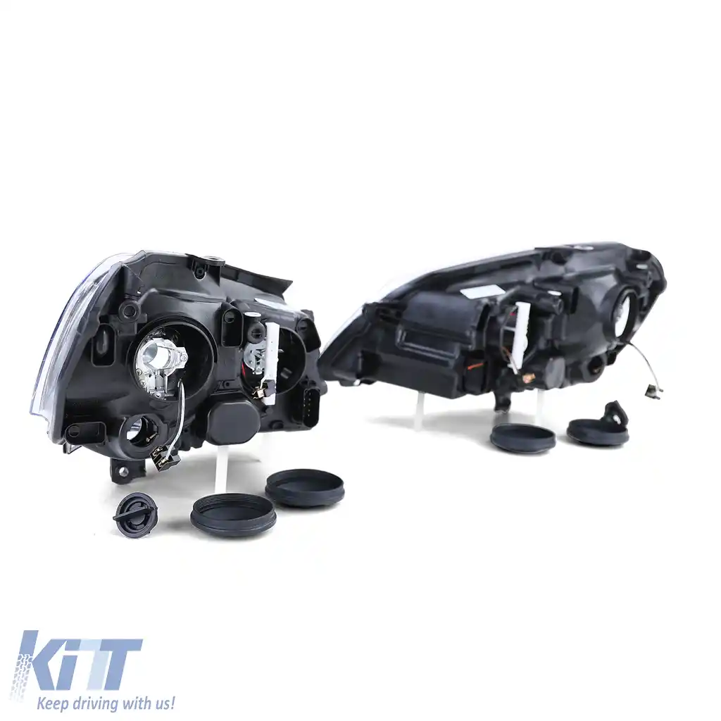 Faruri H7 H1 cu motor LWR dreapta stânga, potrivite pentru VW Polo 9N3 2005-2009-image-6196793