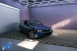 Faruri LED Angel Eyes compatibil cu BMW Seria 3 E46 (09.2001-03.2005) Negru-image-6089013