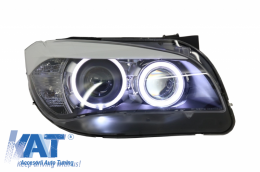 Faruri LED Angel Eyes compatibil cu BMW X1 E84 (2009-2012) Xenon Look-image-6034226