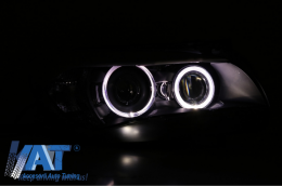 Faruri LED Angel Eyes compatibil cu BMW X1 E84 (2009-2012) Xenon Look-image-6034229