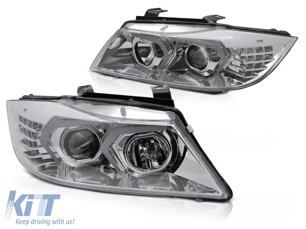 FARURI LED CHROME potrivite pentru BMW E90/E91 05-08