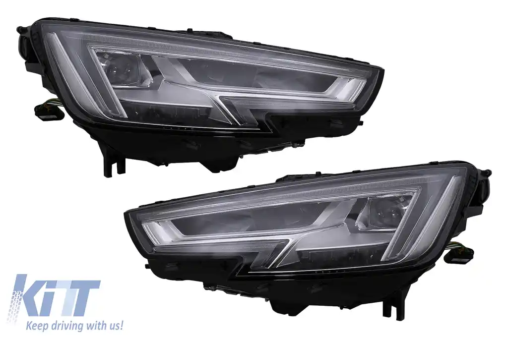 Faruri LED compatibil cu Audi A4 B9 8W (2016-2018) conversie de la Xenon la LED