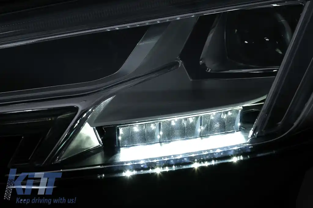 Faruri LED compatibil cu Audi A4 B9 8W (2016-2018) conversie de la Xenon la LED-image-6103265