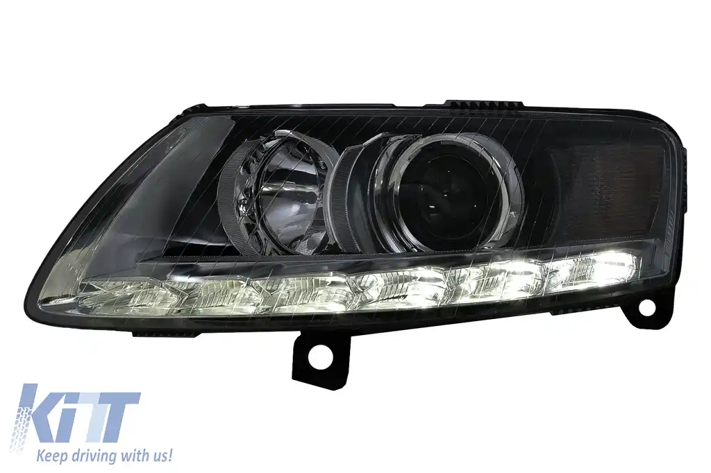 Faruri LED compatibil cu Audi A6 4F C6 (2008-2011) Conversie pentru Xenon la Facelift Design-image-6103540