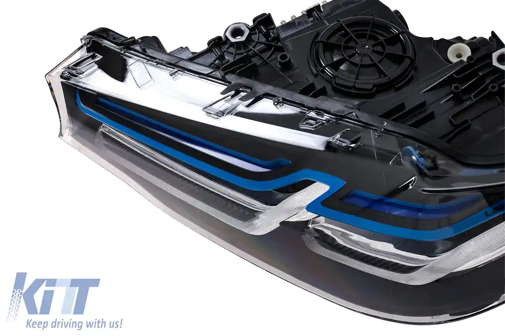 Faruri LED compatibil cu BMW Seria 5 G30 G31 Sedan Touring (2017-2019) LCI Design-image-6211505