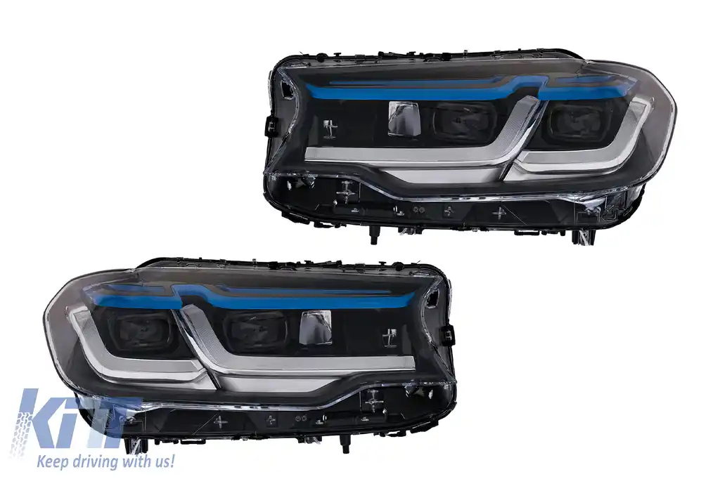 Faruri LED compatibil cu BMW Seria 5 G30 G31 Sedan Touring (2017-2019) LCI Design