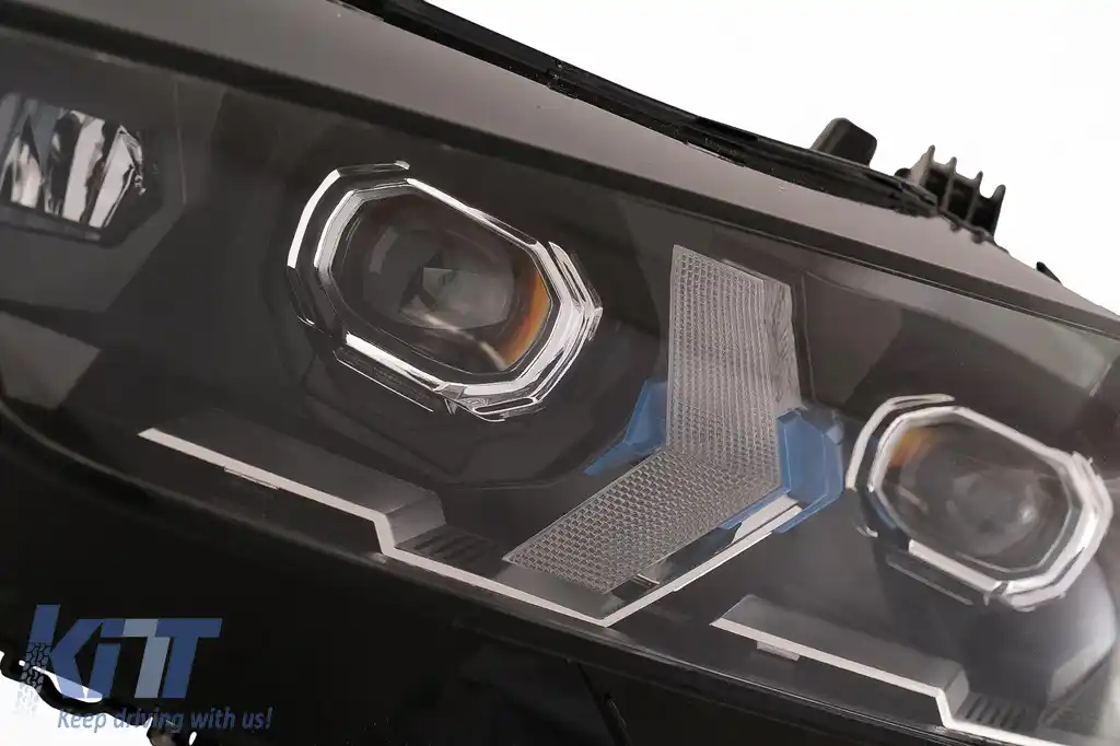 Faruri LED compatibil cu BMW X5 G05 X6 G06 (2019-2022) upgrade de la Laser la 2024 LCI Design-image-6108307