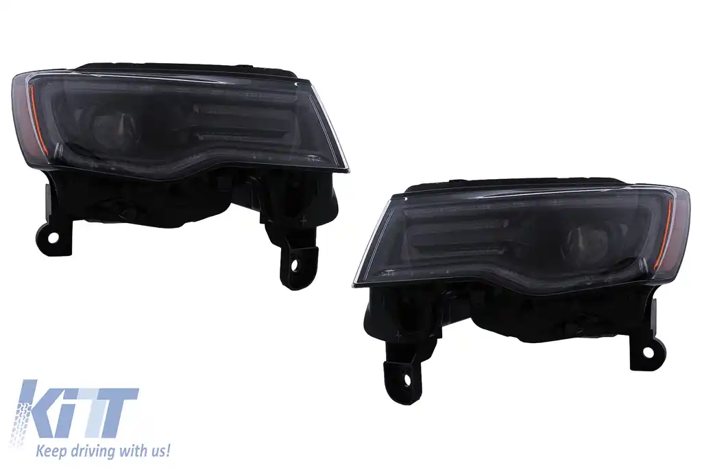 Faruri LED compatibil cu Jeep Grand Cherokee IV WK2 Facelift (2014-2020) Semnal Dinamic-image-6110607