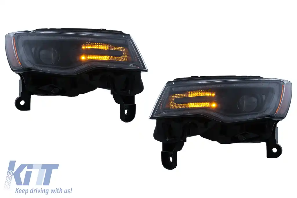 Faruri LED compatibil cu Jeep Grand Cherokee IV WK2 Facelift (2014-2020) Semnal Dinamic-image-6110610