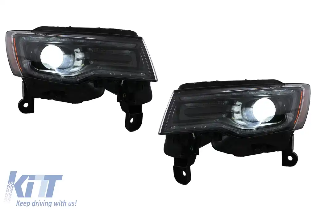 Faruri LED compatibil cu Jeep Grand Cherokee IV WK2 Facelift (2014-2020) Semnal Dinamic-image-6110613