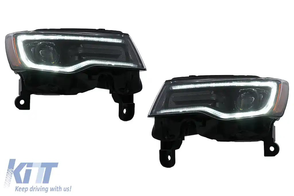 Faruri LED compatibil cu Jeep Grand Cherokee IV WK2 Facelift (2014-2020) Semnal Dinamic-image-6110619