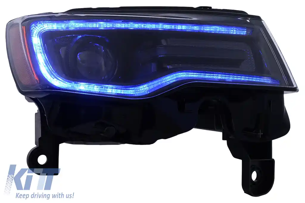 Faruri LED compatibil cu Jeep Grand Cherokee IV WK2 Facelift (2014-2020) Semnal Dinamic-image-6110620