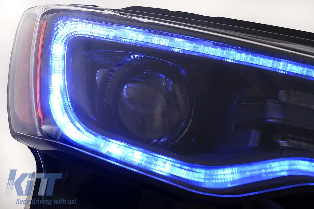 Faruri LED compatibil cu Jeep Grand Cherokee IV WK2 Facelift (2014-2020) Semnal Dinamic-image-6110624