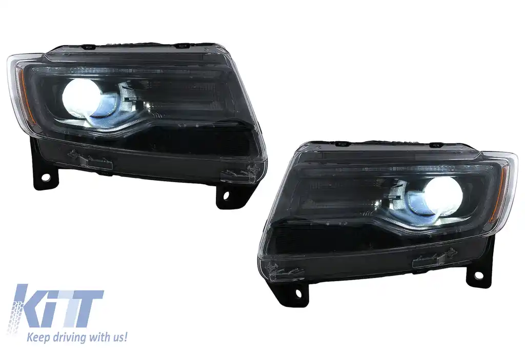 Faruri LED compatibil cu Jeep Grand Cherokee IV WK2 (2011-2013) Semnal Dinamic-image-6110589